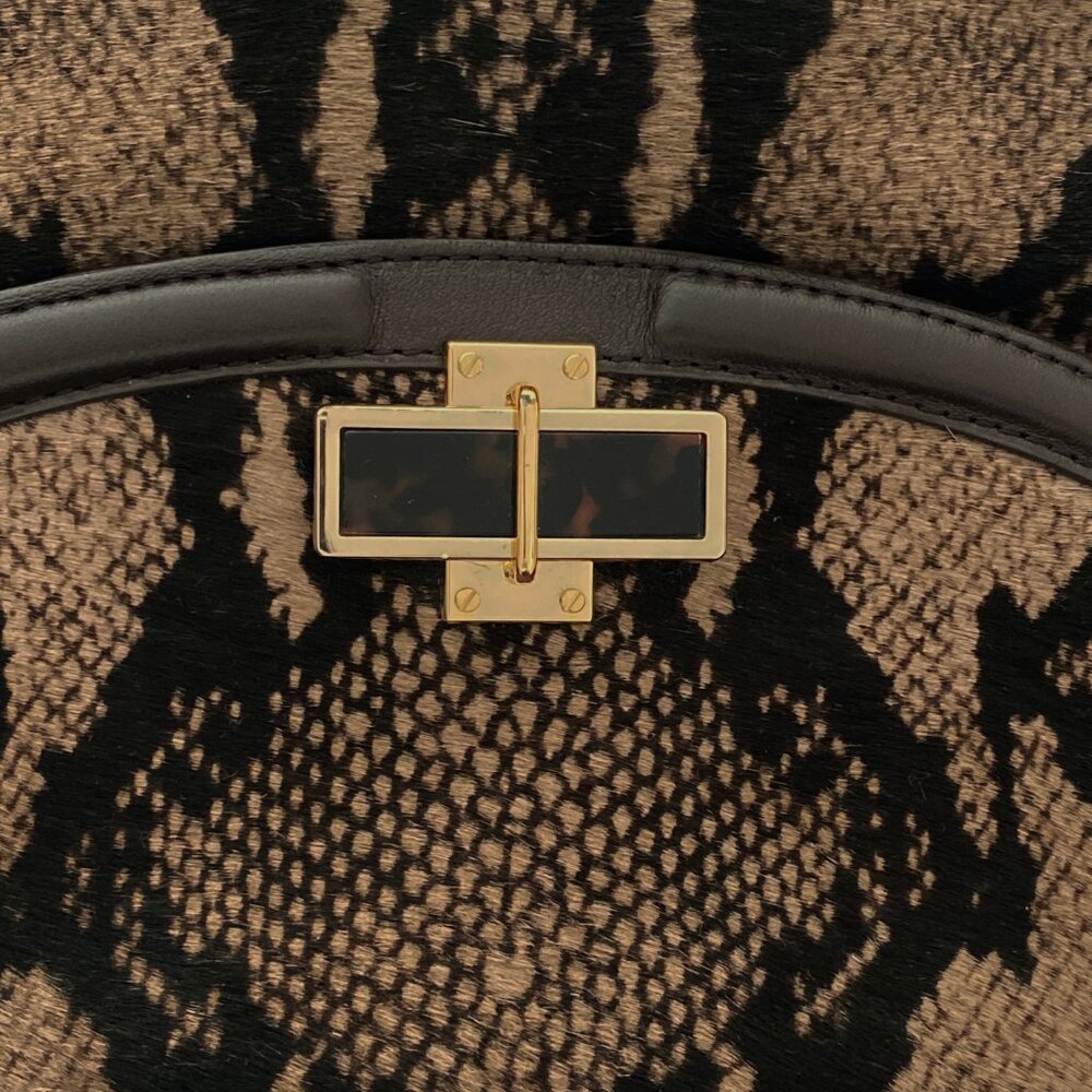Tory Burch Resin Top Snakeprint Bag - Picture 6 of 13